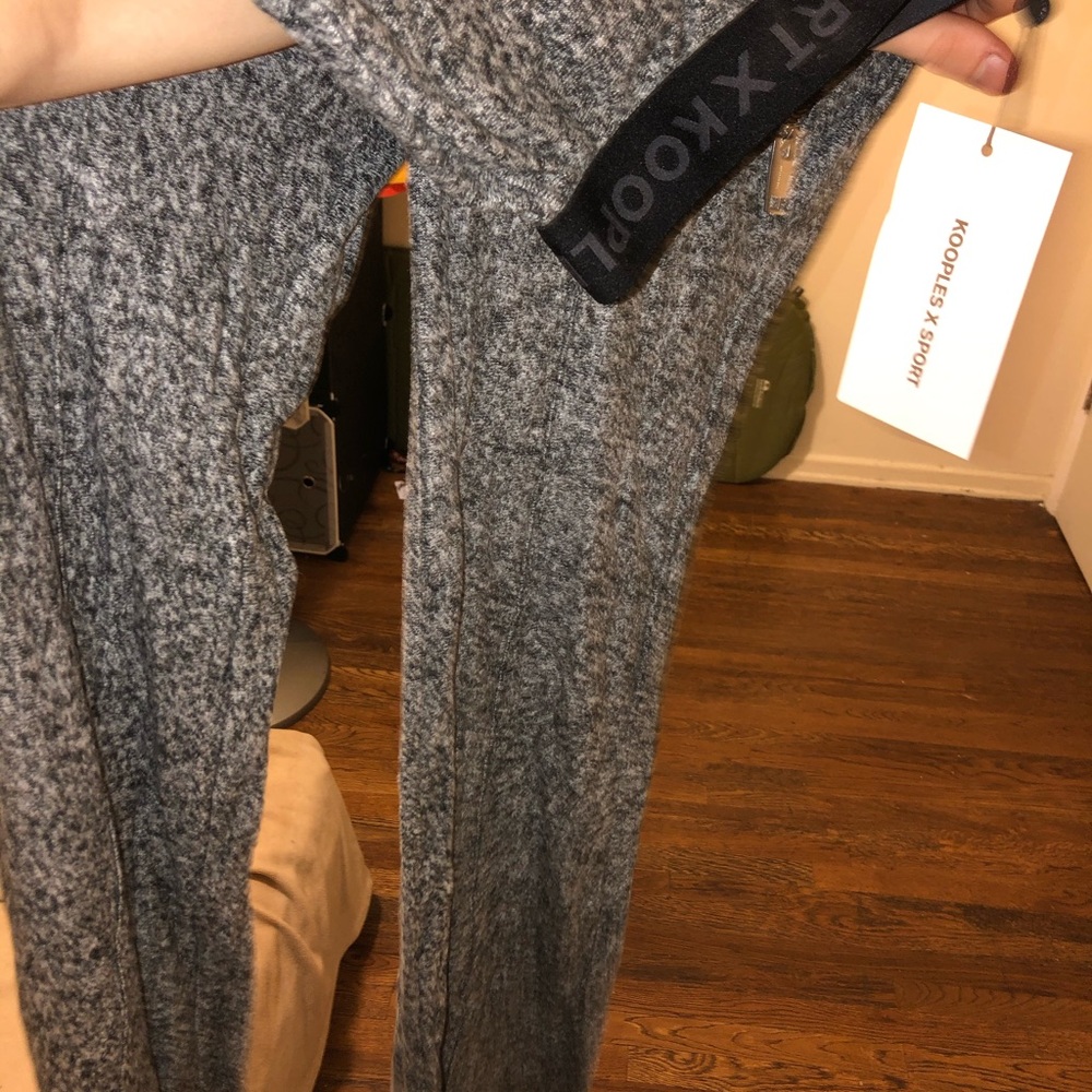 kooples x sport fleece sweat pants